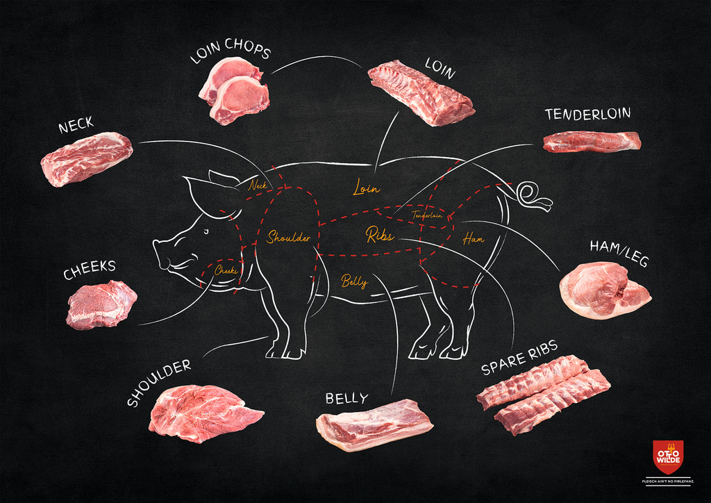 Fleischkunde - Die wichtigsten Schweine Cuts