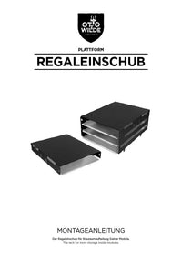 Montageanleitung: Regaleinschub