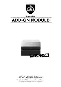 Montageanleitung: Stauraummodul S16 Add-On