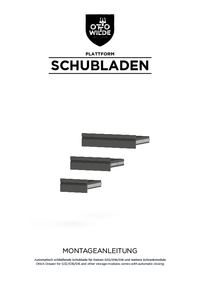 Montageanleitung: Schubladen