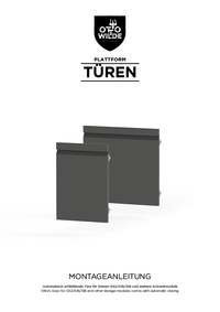 Montageanleitung: Türen