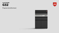 Gasgrill G32: Papierstreifentest