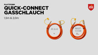 Quick-Connect Gaschlauch-Set